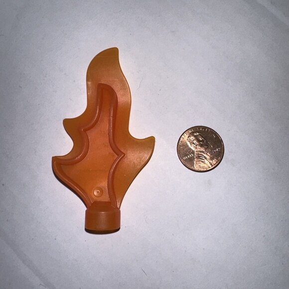 Lego Duplo Fire Flame Orange Translucent Blaze Replacement Piece for Fire House - Picture 2 of 6